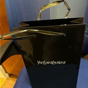 Yves Saint Laurent Glossy Black Bag